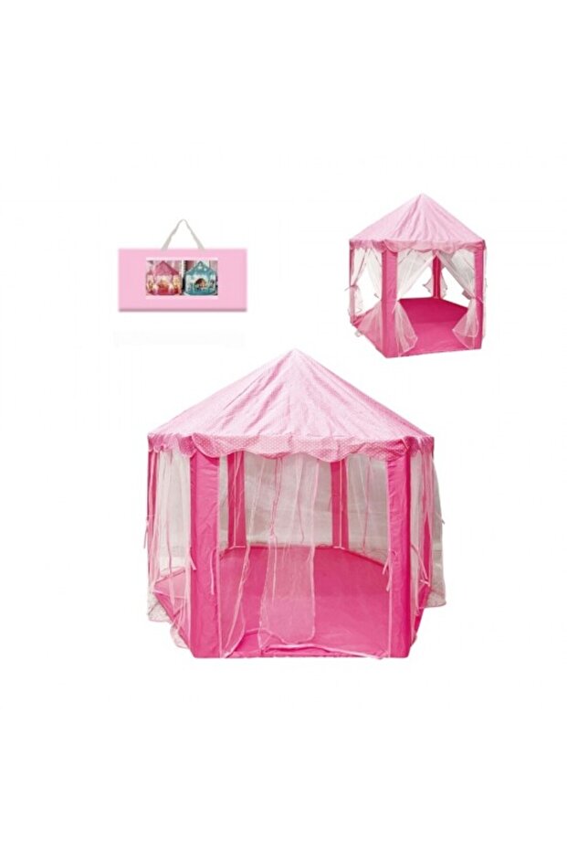 Cort hexagonal cu perdele - 2