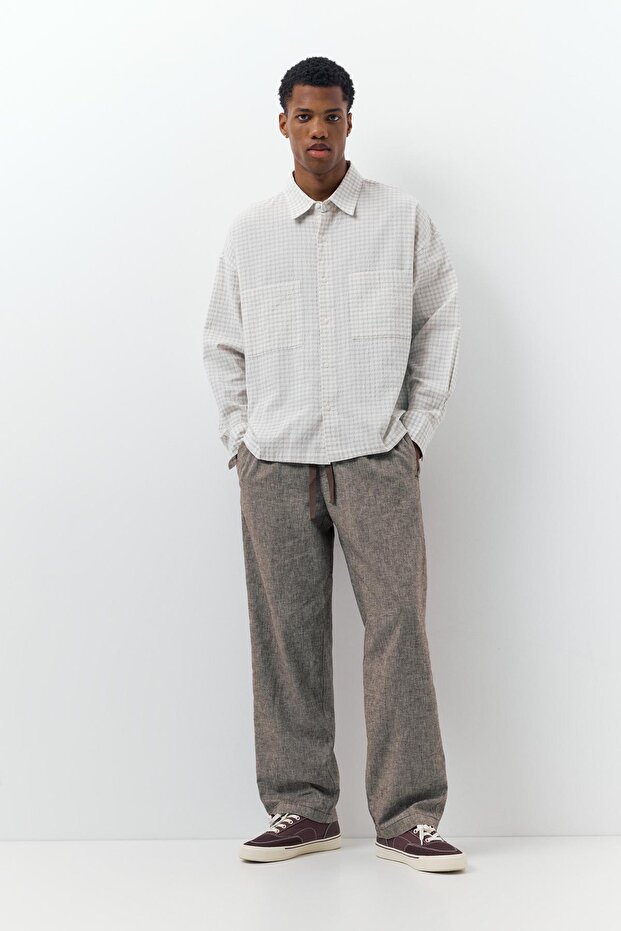 Rustik jogger pantolon - 1