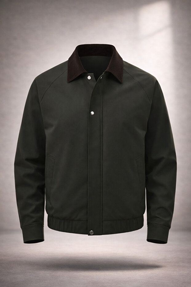 سترة رجالية كبيرة الحجم من نوع بومبر موسمي فاخرة - 2