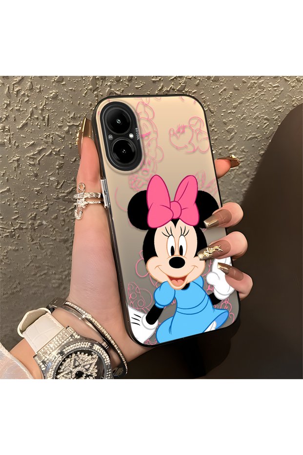 Realme C67 4g Compatible Stylish Minnie Mouse Patterned Shockproof Phone Case