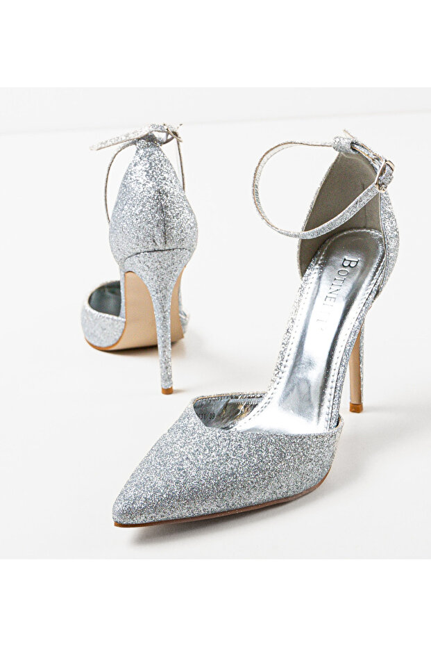 Tocuri înalte argintii Sofly - 7