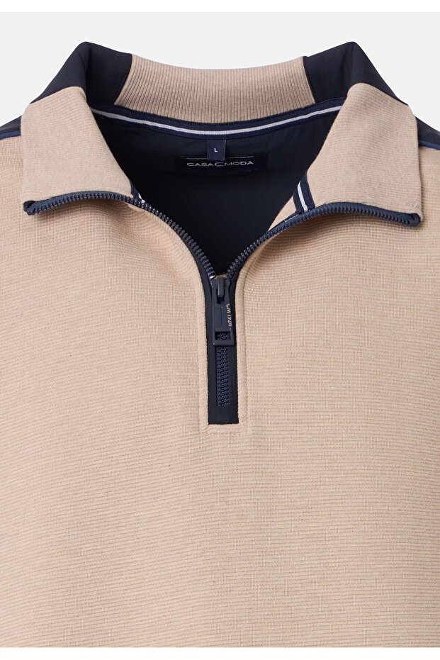 Sweatshirt Pullover Troyer - 3