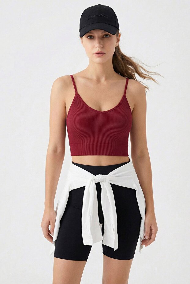 9027 بوليستر مغطى باللون العنابي - 1