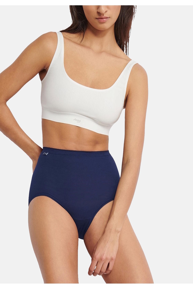 Unterhose BASIC+ MAXI Damen-Slip 3er Pack - 1