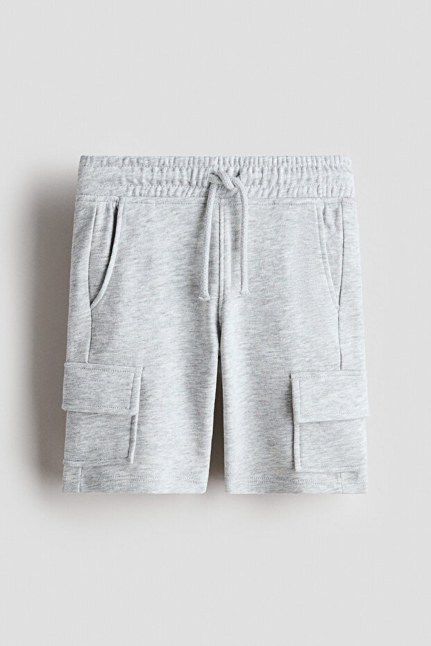 Kargo Sweatshirt Şort - 1