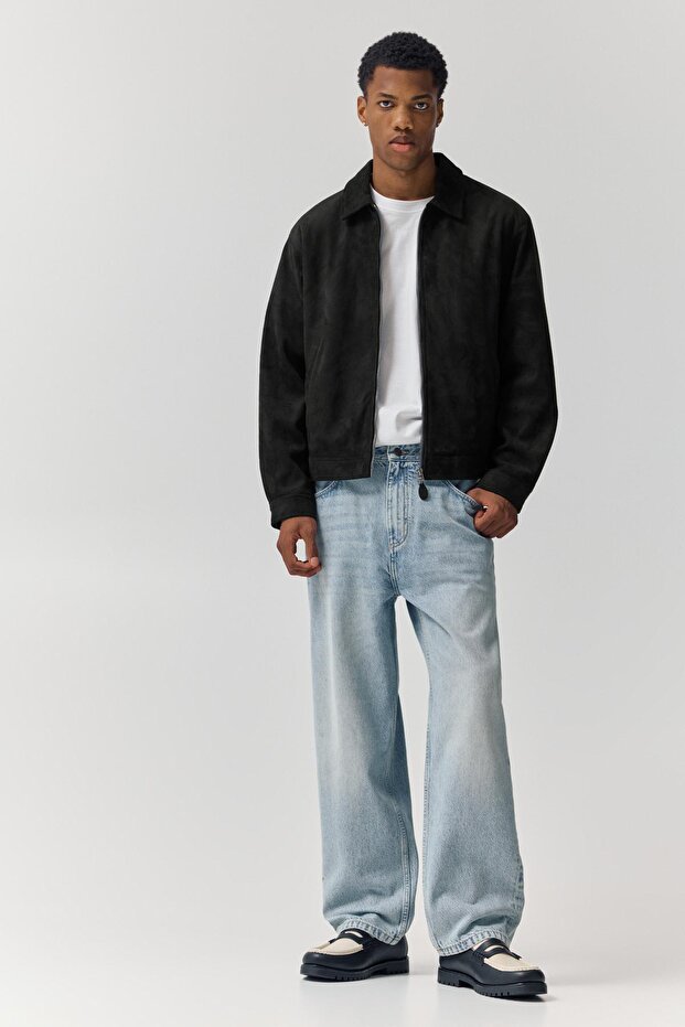 Suni süet ceket - 2