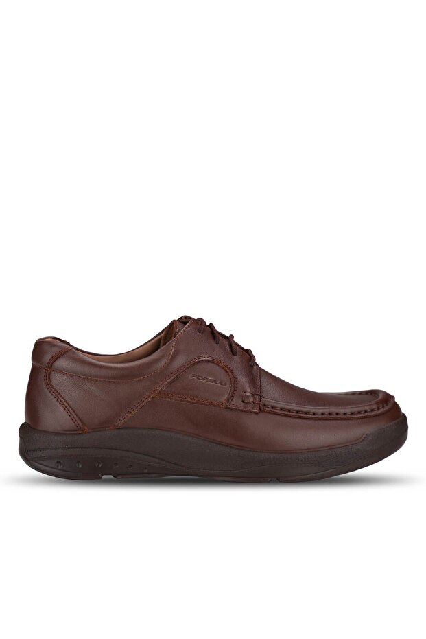 Atalay-G Men's Leather Shoes Tan