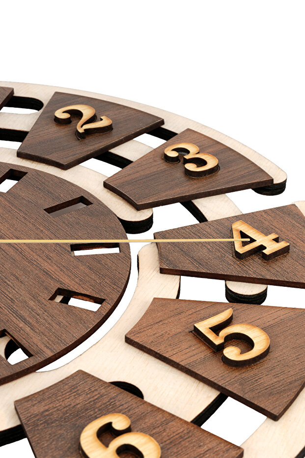 Ahşap Duvar Saati - 6