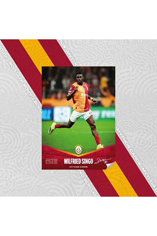 Galatasaray X JUVENTUS - WİLFRİED SİNGO İMZALI STATİK POSTER