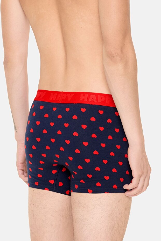 - بوكسر كاشف القلب باللون الأزرق الداكن منقوش - 5