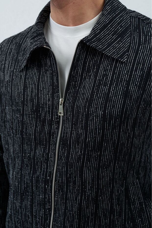 موسمي ذو ملمس بارز سترة - 2