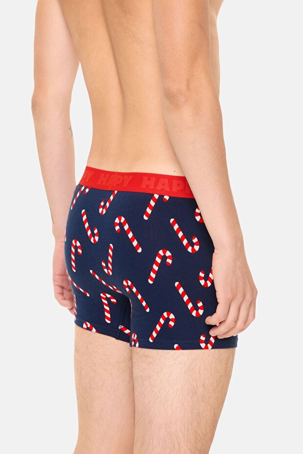 - حلوى الباستون باللون الأزرق الداكن منقوش بوكسر - 4