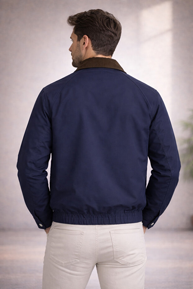 Men's Oversized Jacket Premium Transitional Bomber Jacket - 4