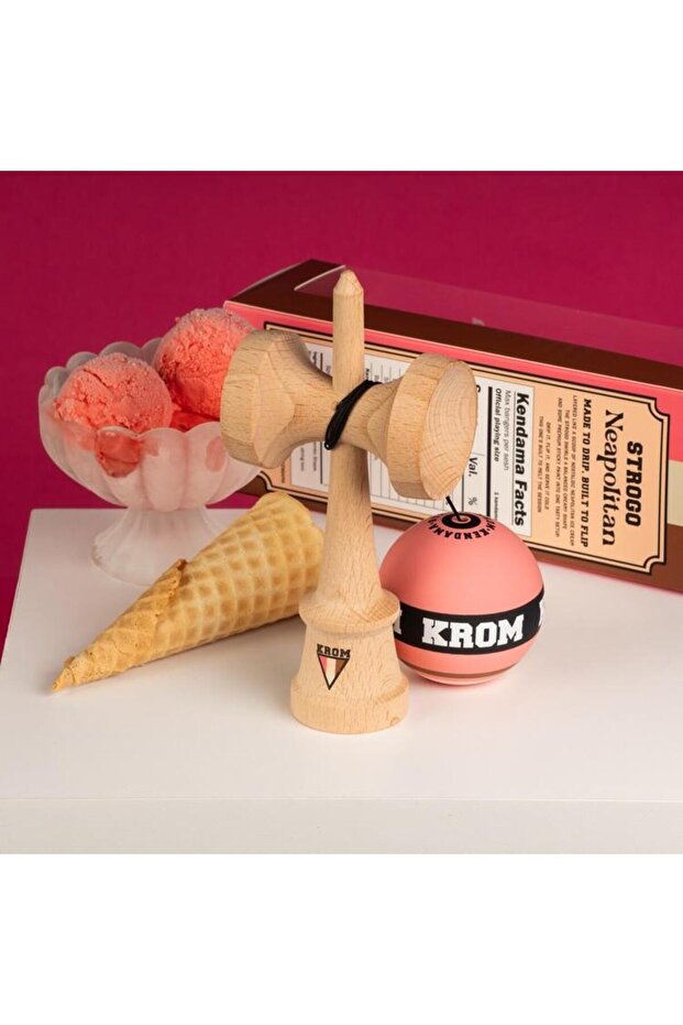 Kendama Strogo Neapolitan Strawberry - 2