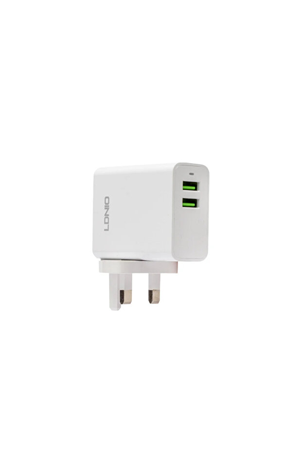 شاحن حائط مزدوج بمنفذي USB بقوة 17 واط A2209