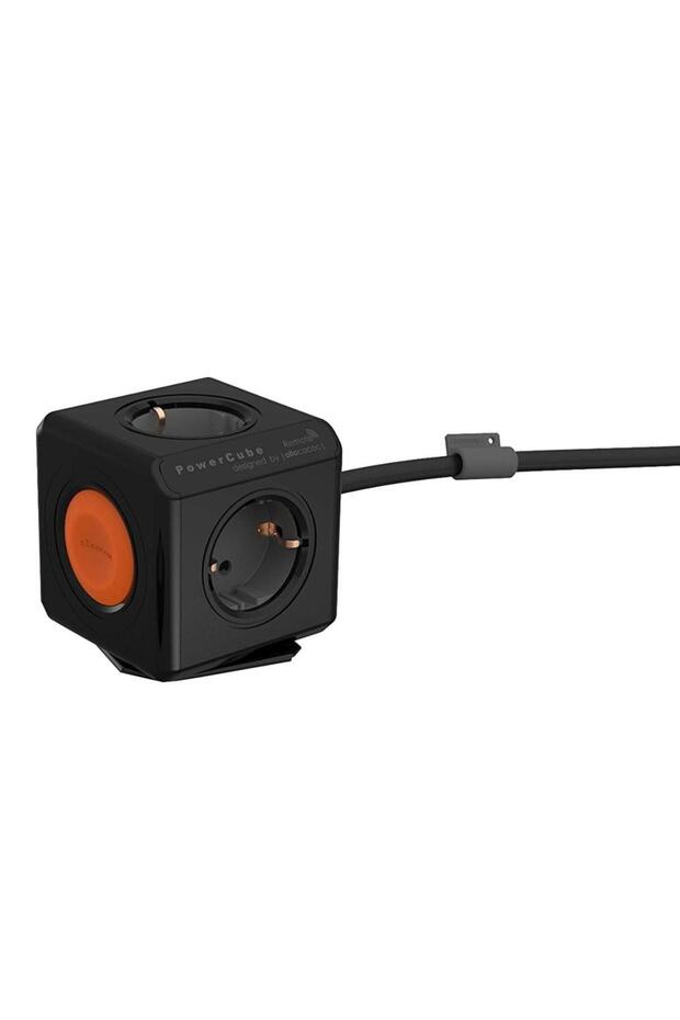 Priza PowerCube Extended, cablu 1.5 m, Negru - 1