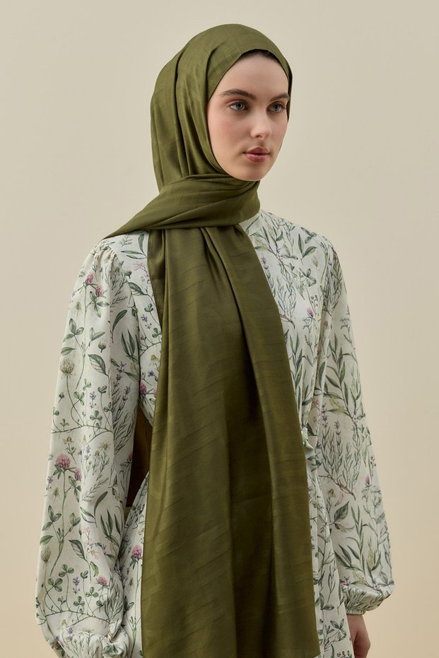 Merwish Oriantel Elegance Women's Shawl 2602 Khaki