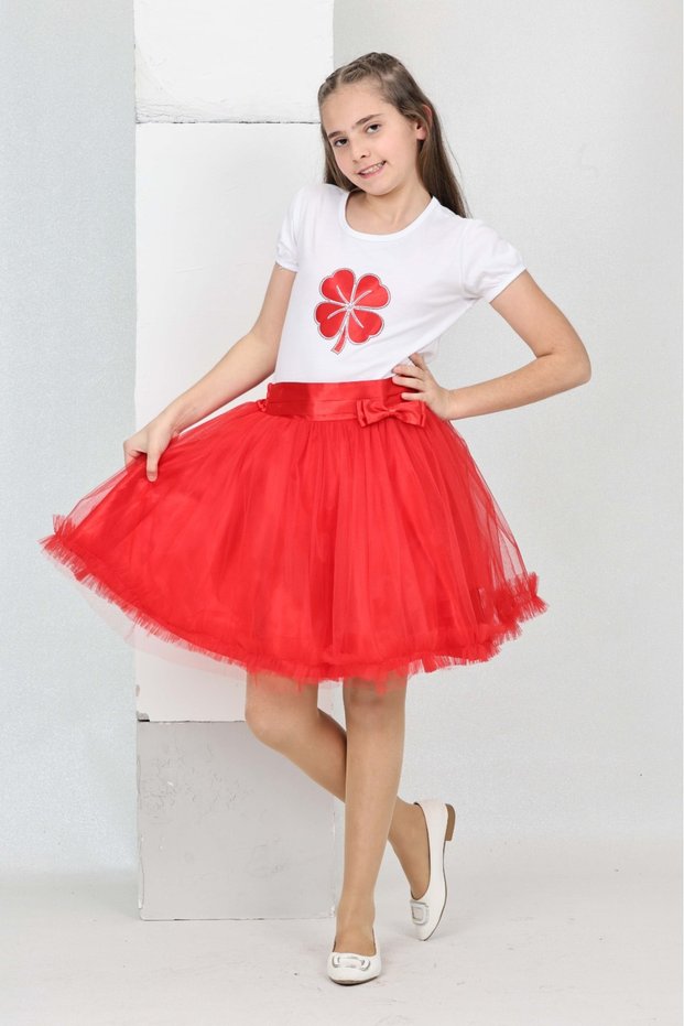 23 April Show Outfit Girls' Skirted T-Shirt Set