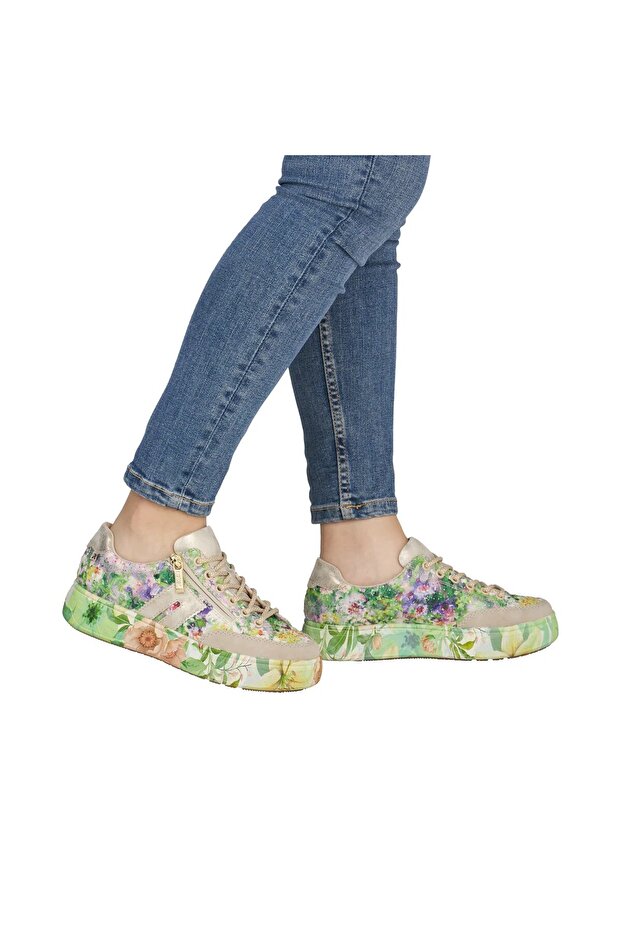 Riker Women's Casual Shoes, Eco- Leather , Multicolor - 6