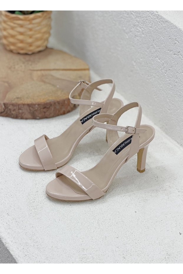 26Y8256 Single Strap 9cm Stiletto Heel U Shoes for Women