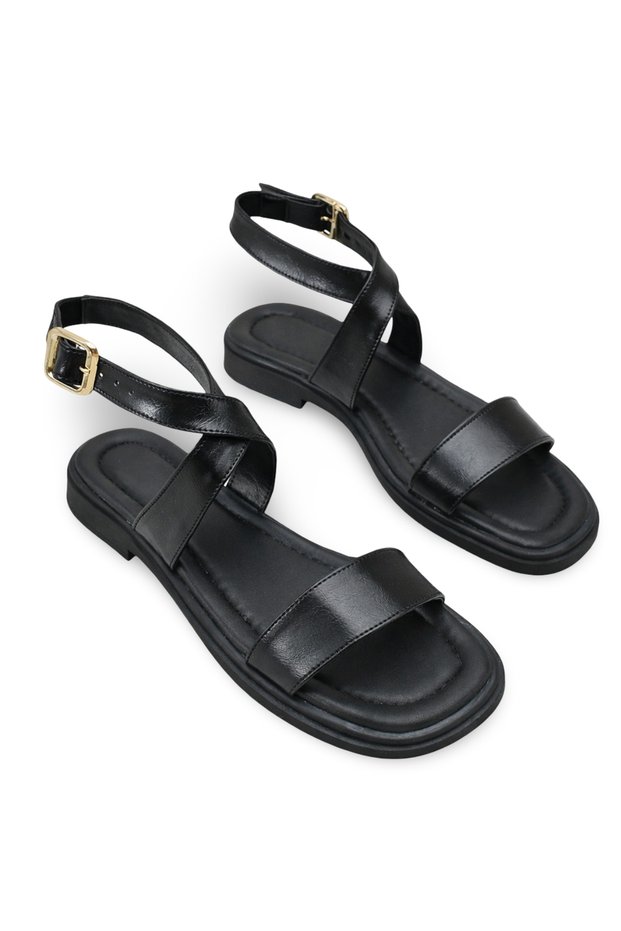 Lyra Sola Women's Sandals 00121001 Black Rustic