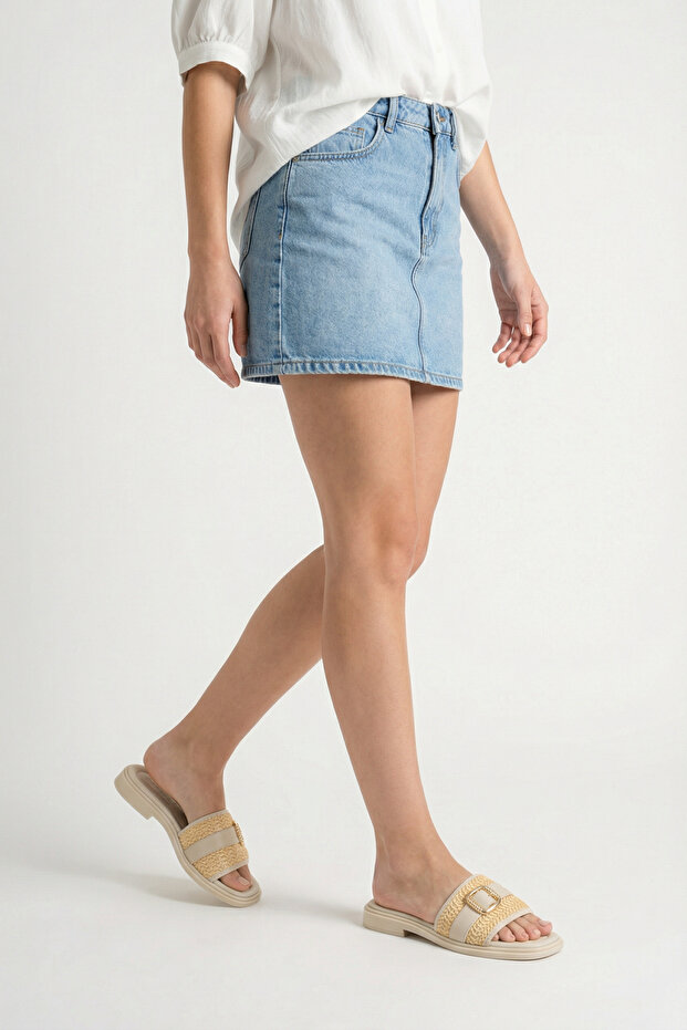 Femei papuci 0012902 Bej Rustic - 5