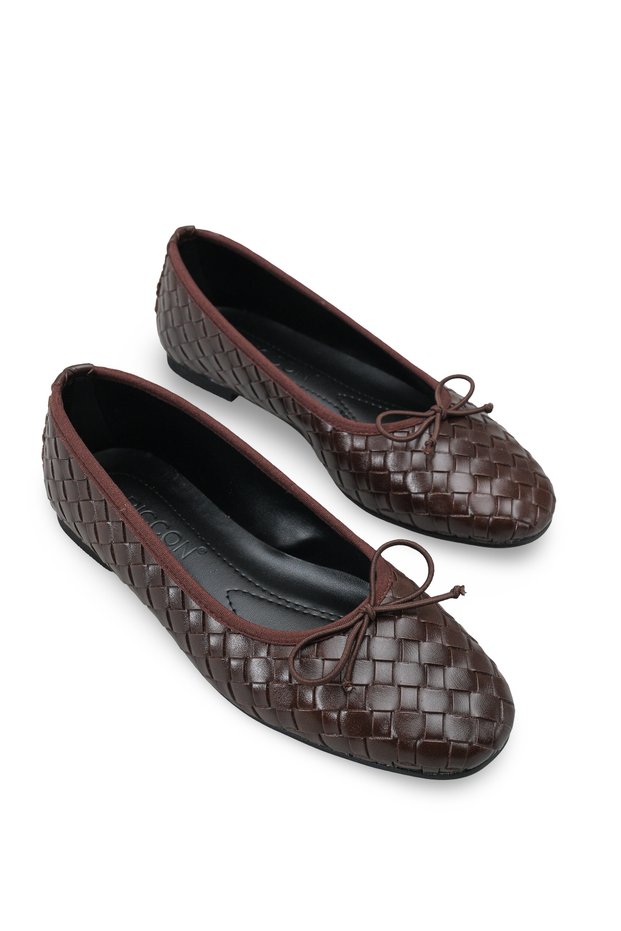 Talitha Sola Orthopedic Women's Flat Shoes 0012100 Brown Braided