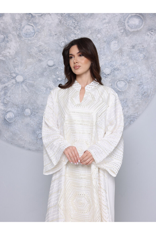 Celeste Indigo Jalabiya - 2