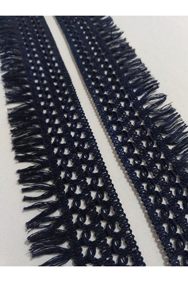 Dark Navy Blue Cotton Pcs Truck, Curtain, Curtain Fringed Accessories 1 Meter