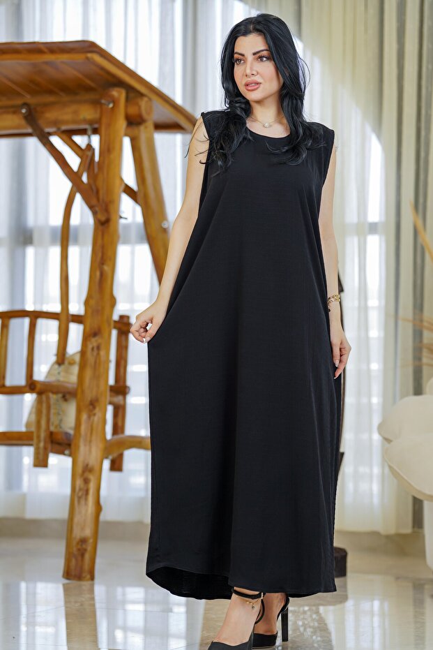 فستان عباية أسود