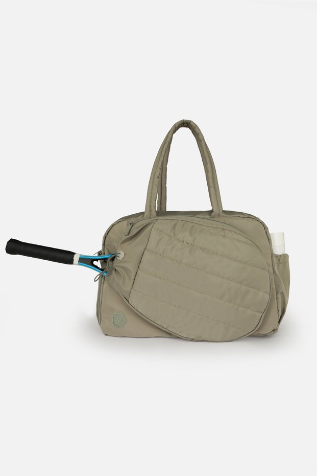 Parachute Fabric Tennis Bag with Racket Compartment, Padel Bag, Sports Bag and Tennis Bag, Khaki Sports Bag, Tennis Socks Gift