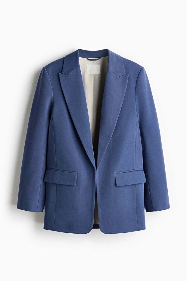 Lyocell-blend blazer - 6