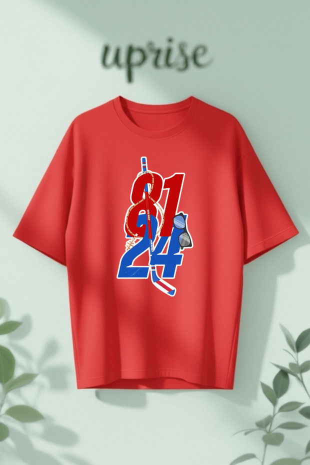تي شيرت Heated Rivalry Hollander Rozanov 81 24 مطبوع قطن lu كبير الحجم
