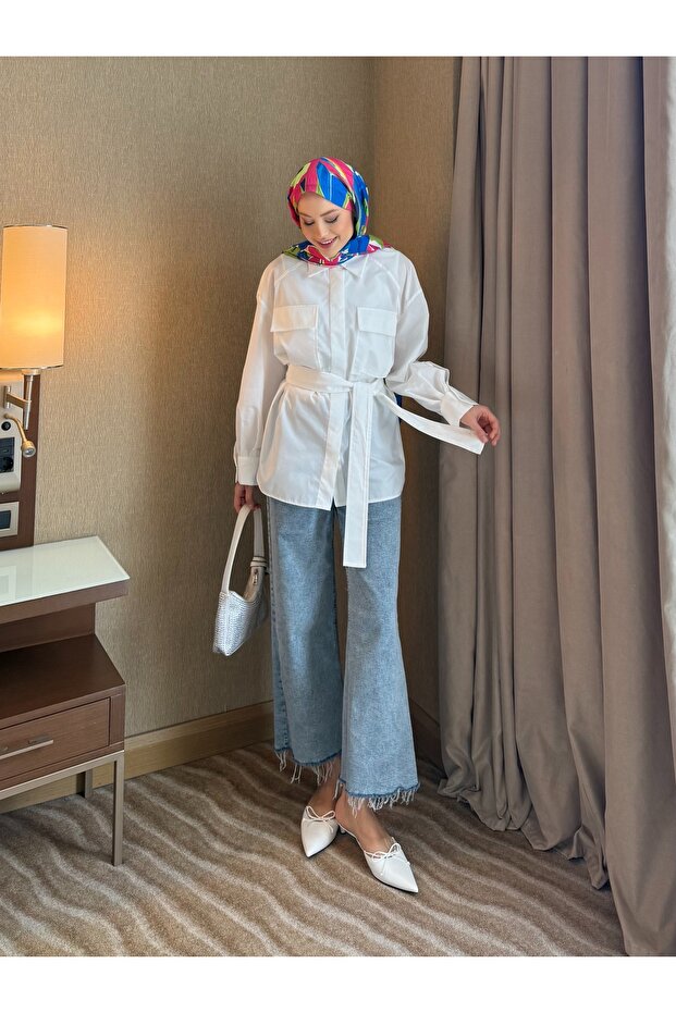 bağlamalı gömlek - 3