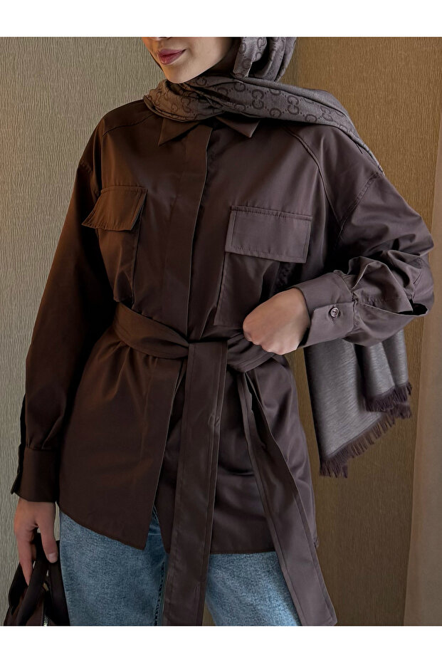 bağlamalı gömlek - 2