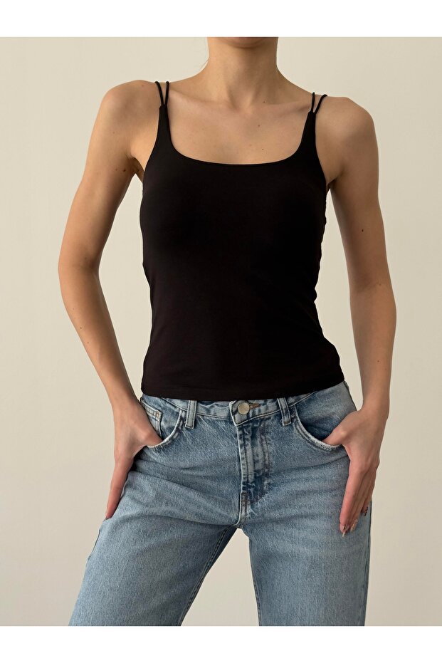 Women's Tank Top Atl01406 Black