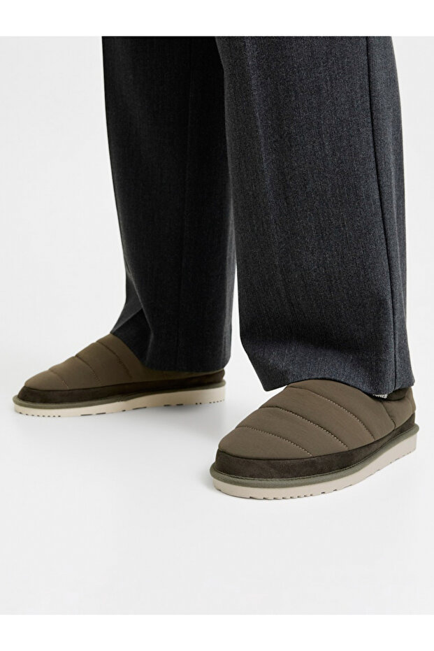 حذاء مفتوح مبطن بالزيتون - 8