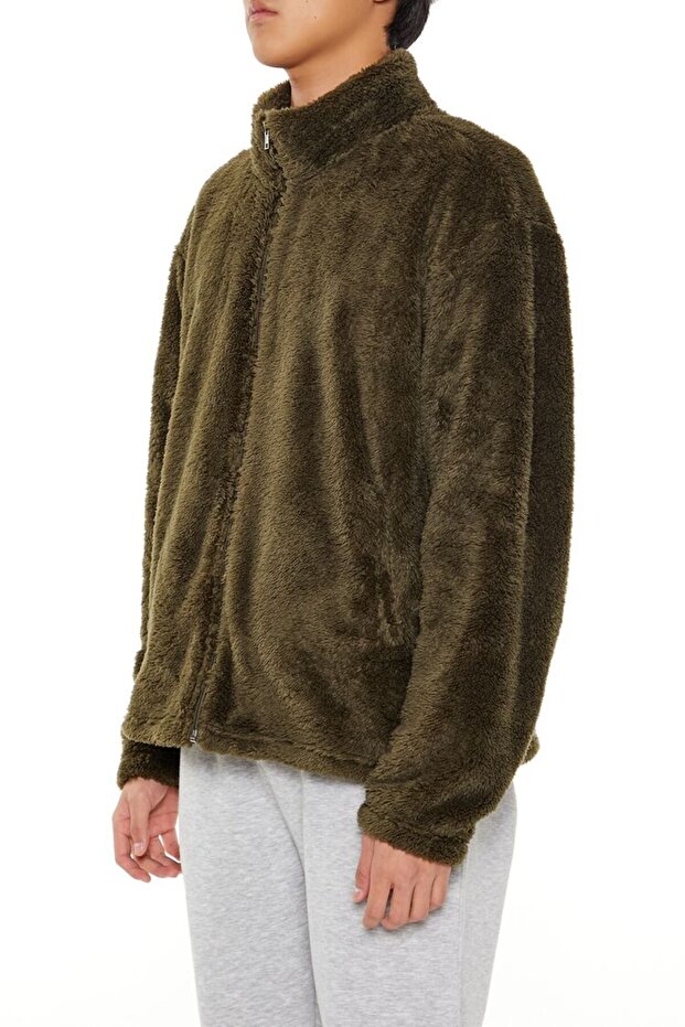 Suni Kürk Ceket - 4