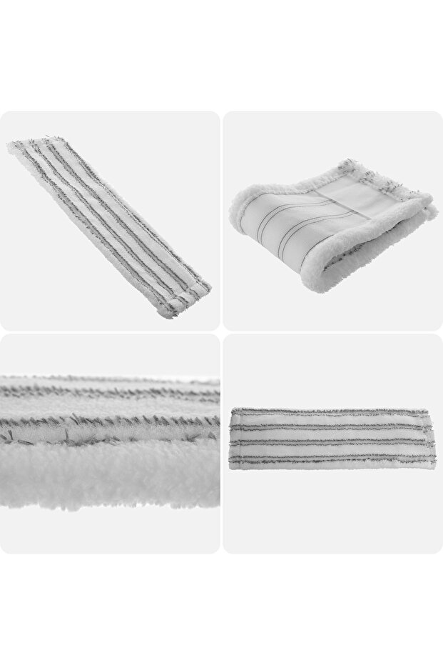 Flat Mop Refill, Microfiber Head, Flat, 44x15cm - 5