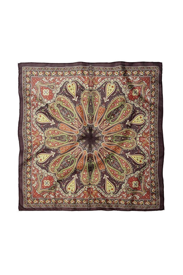 Ethnic Patterned Scarf / Bandana 70X70Cm