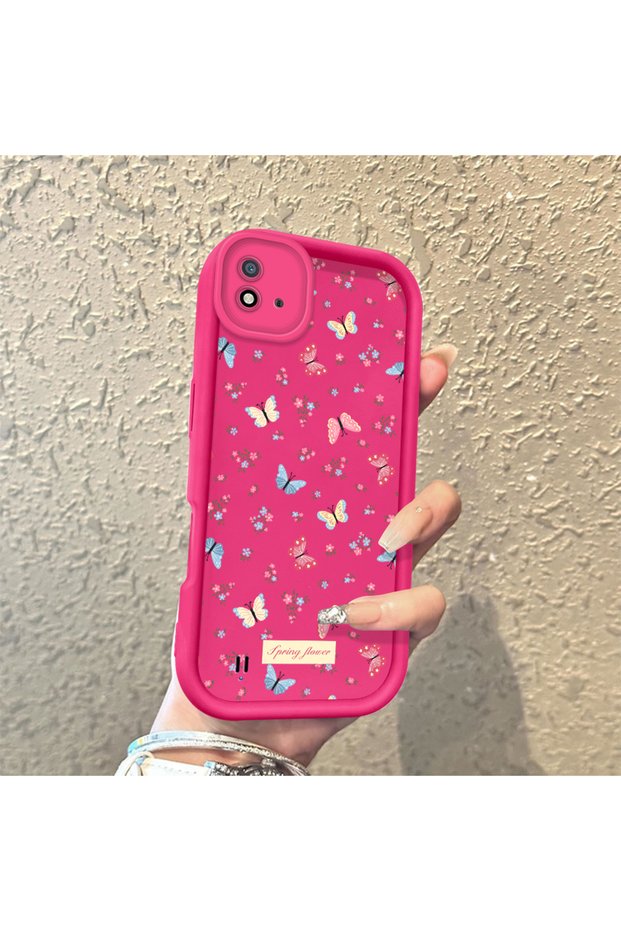 Realme C11 2021 High Quality Plain Butterfly Case, Silicone, Shockproof, Stylish