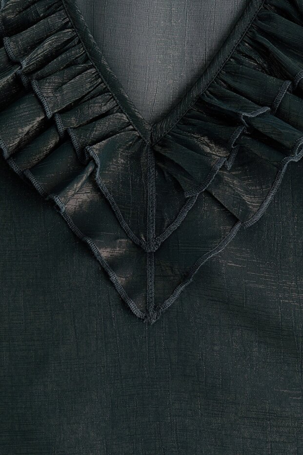 Fırfırlı Bluz - 6