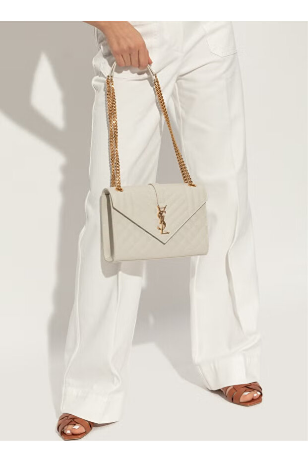 Medium Envelope Matelassé Shoulder Bag - 5