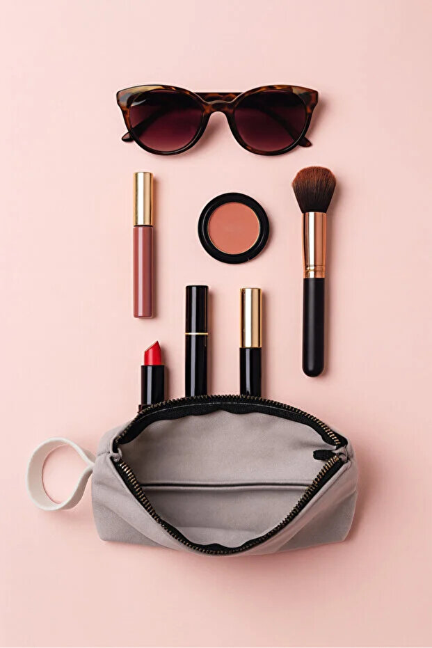 Travel Makeup Organizer Makeup Bag, Multifunctional Cosmetic Handbag Wedding Engagement