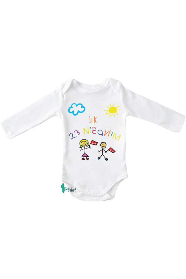 23 April Printed First 23 April Pam Cotton Bek Body Zıbın