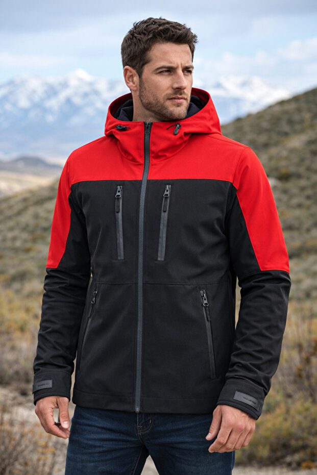 Jachetă softshell impermeabilă și rezistentă la vânt - 3