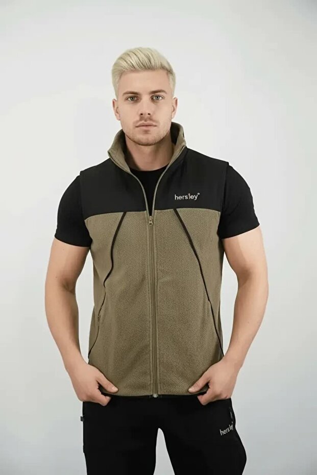 New Season Coated Men's Jacket Fleece Vest