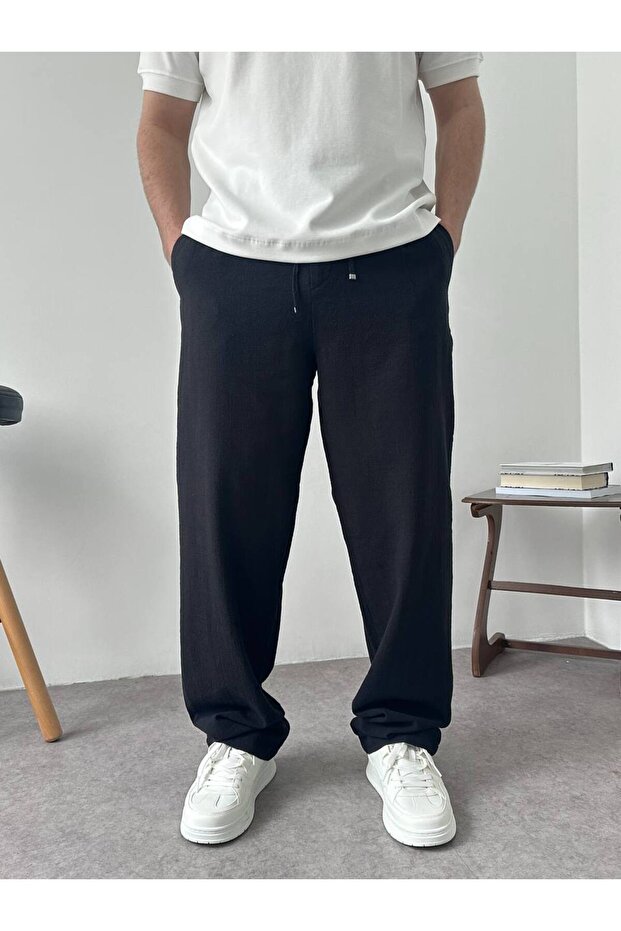 Men's Linen Baggy Linen Pants