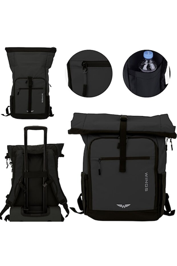 Rook Roll-Top Backpack - 1