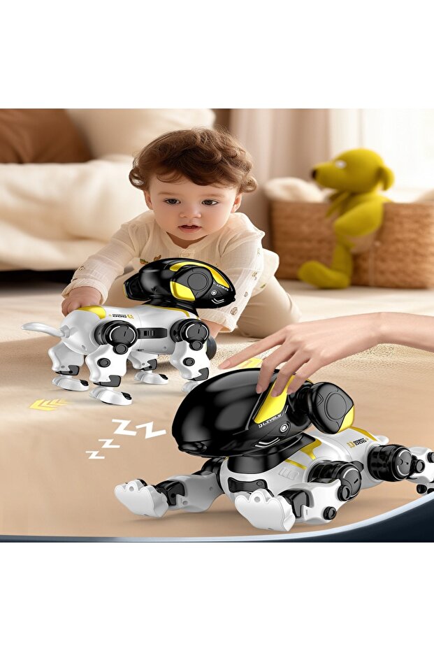 Caine Robot Inteligent cu Telecomanda 2.4G, Programabil, Efecte si Sunete Multiple functii - 5
